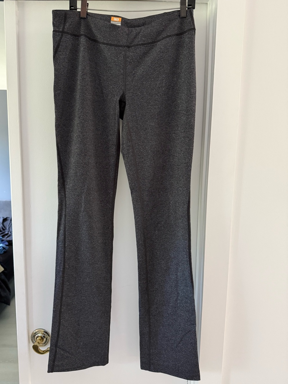 Lucy Dark Heather Gray Powermax Leggings Tall large